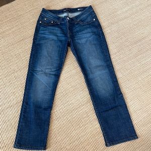 Lee Platinum Label Midrise Fit Straight Leg Demin Blue jeans women 6 Short